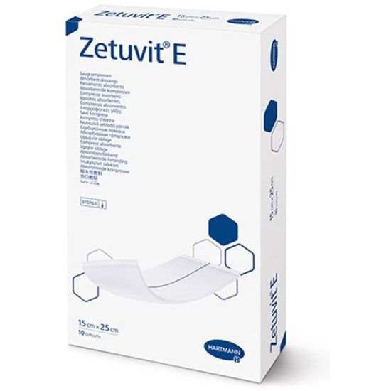 ХАРТМАН ПРЕВРЪЗКА ZETUVIT E стерилна атравматична абсорбир 15см/25см